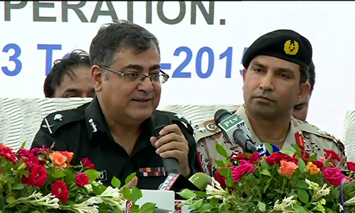 Crime has been controlled to a large extent in Karachi after operation, says AIG Mushtaq Mehr