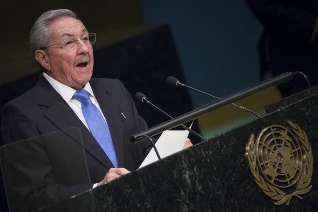 At UN, Castro says US must end embargo to have normal Cuba ties
