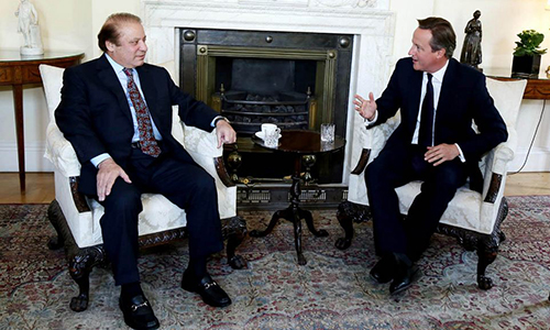 PM Nawaz Sharif, David Cameron agree to enhance cooperation in various fields