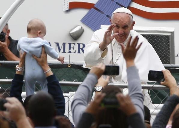 Pope of the people, and the politics, in historic US visit