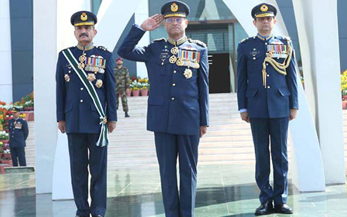 Air Force Day: Air Chief Sohail Aman inaugurates martyrs’ memorial