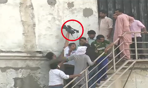 Four workers die as roof of a garment factory caves in; 92 News cameraman tortured by employees