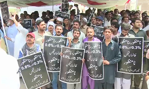 Traders take out rallies against withholding tax across country