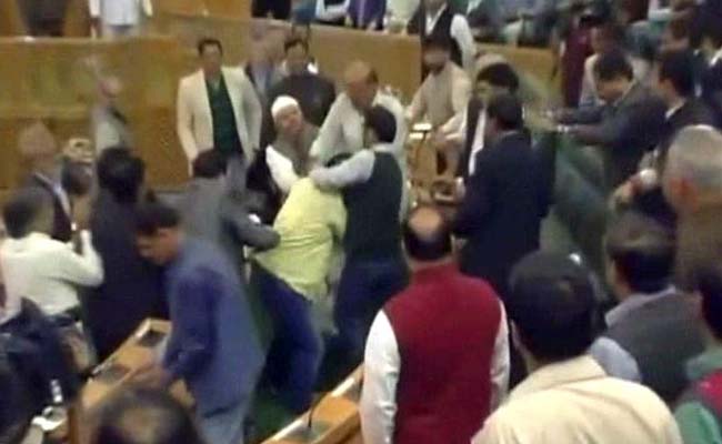 IHK lawmaker thrashed by BJP members day after beef party