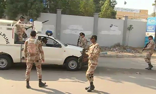 Rangers arrest two target killers in Karachi surgical operation