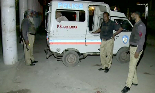 Two cops martyred, as many injured by terrorists in Karachi