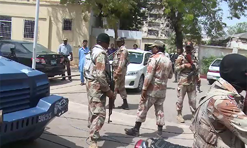Over 36 held as Rangers expedite operation against criminals in Karachi