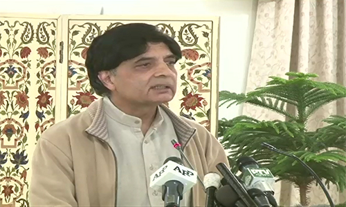 Some elements want instability under garb of friendship, says Ch Nisar