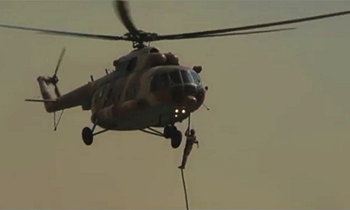 Sindh Rangers complete heliborne assault training