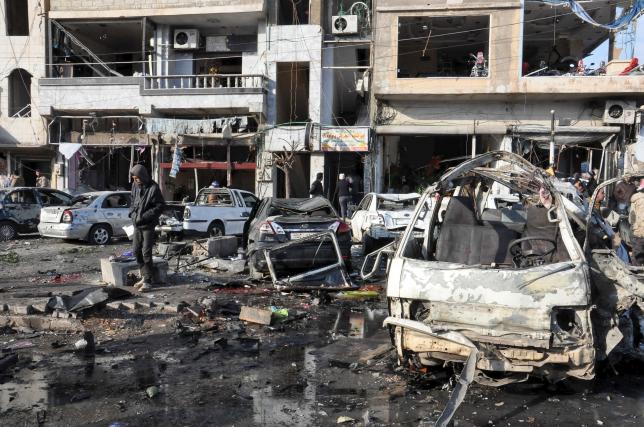 Double bomb attack kills 22 in Homs: state TV