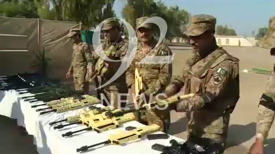 Huge cache of weapons seized in Peshawar