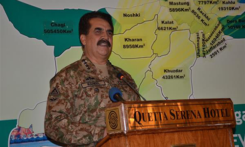 Balochistan’s future is bright, says COAS General Raheel Sharif