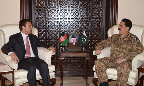 Afghanistan incoming ambassador calls on COAS General Raheel Sharif