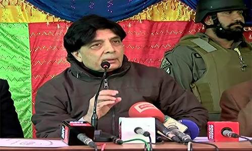 Interior Minister Ch Nisar asks ministers not to waste successes
