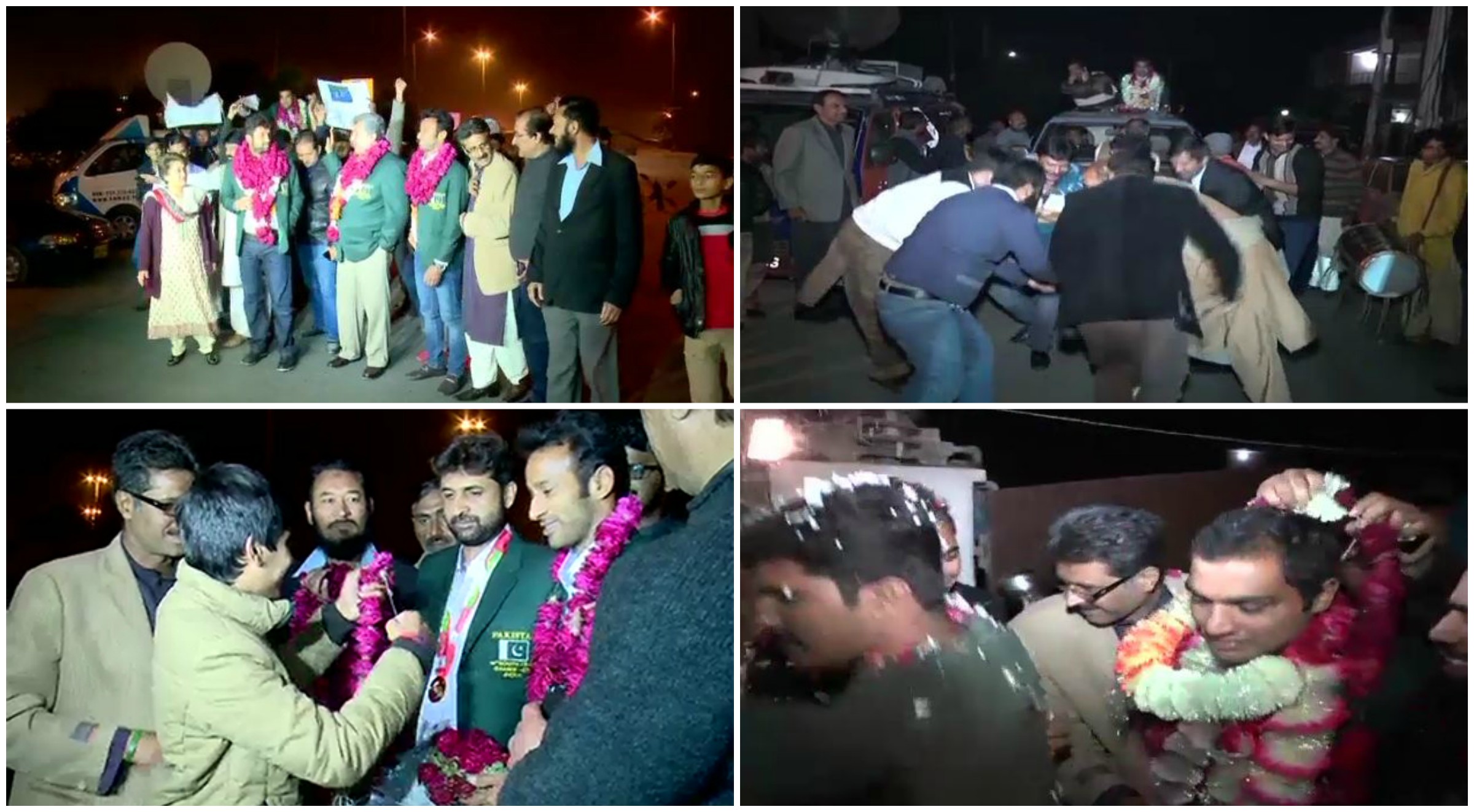 Pakistan hockey team gets warm welcome at Lahore airport