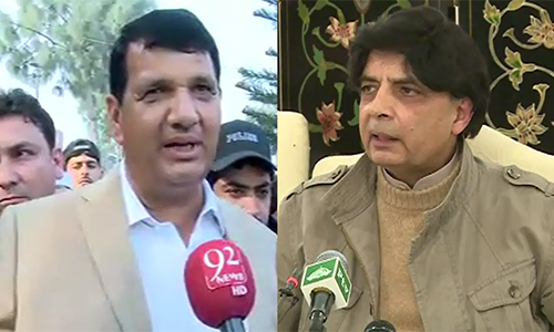 Ch Nisar phones Ameer Muqam, expresses concern over threats