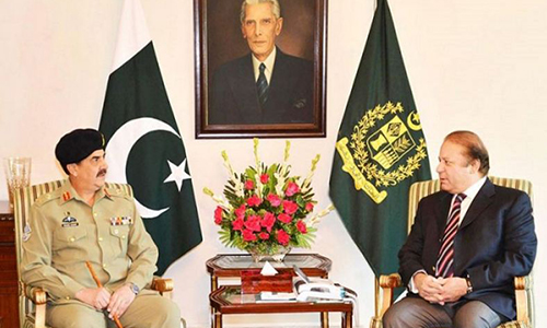 PM, COAS discuss internal & external security at ISI Headquarters