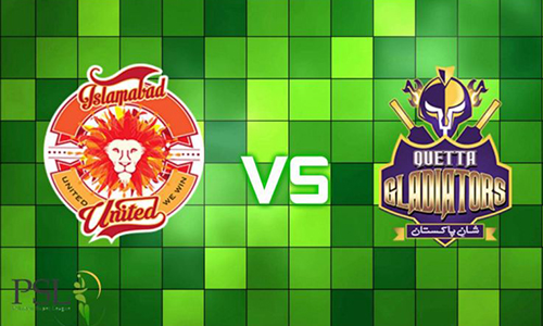 Quetta Gladiators win toss, elect to field against Islamabad United