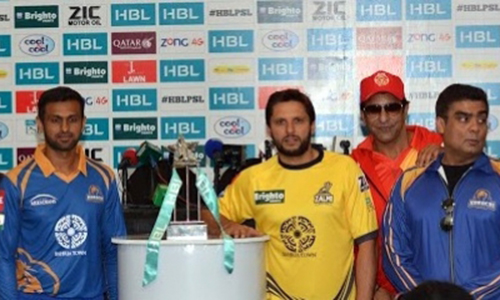 Pakistan Super League trophy unveiled in Dubai