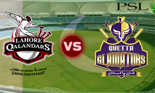 Quetta Gladiators win toss, elect to field against Lahore Qalandars