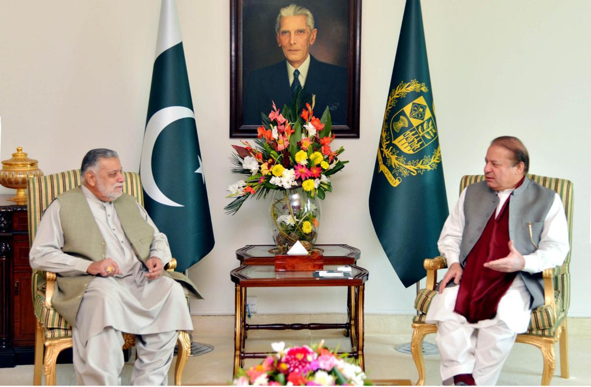 Mir Zafarullah Jamali calls on PM Nawaz Sharif