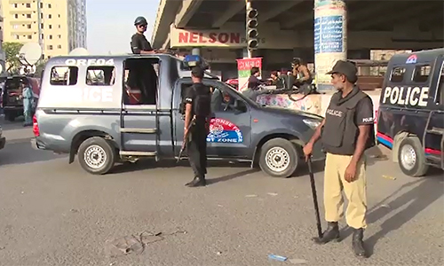 Four terrorists apprehended in Karachi