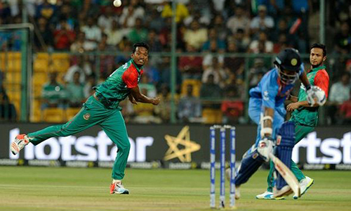 Bangladesh restrict India to 146-7 in World T20