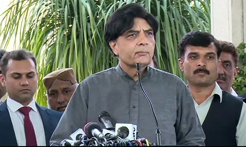 Govt to present its stance on Panama leaks, says Chaidhry Nisar