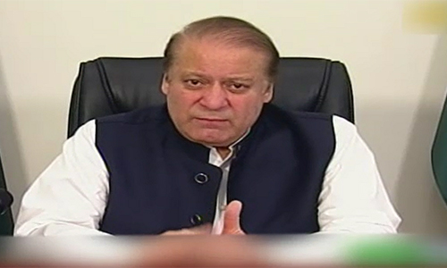 Prime Minister Nawaz Sharif to address nation at 8pm