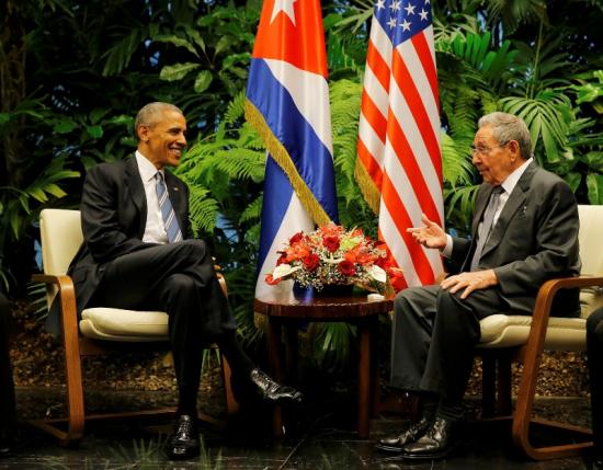 Obama, Raul Castro hold talks in the heart of revolutionary Havana
