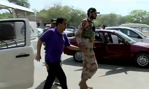MQM deputy convener Shahid Pasha handed over to Rangers for 90 days