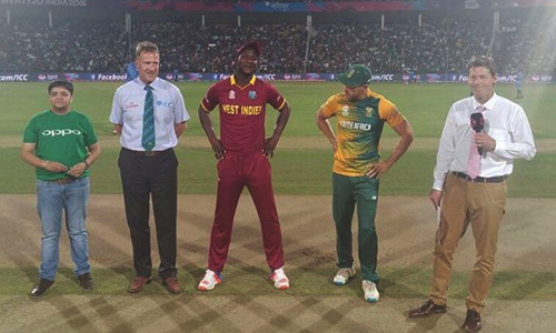 West Indies win toss, elect to field against South Africa