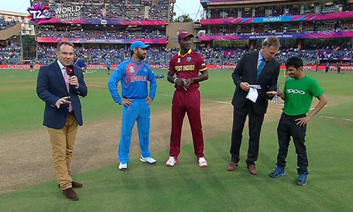 West Indies win toss, elect to field against India in World T20 semi