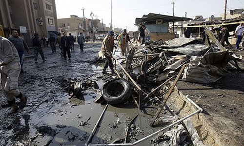 Suicide bomber kills 26, wounds 71 south of Baghdad