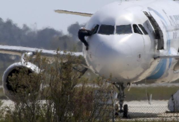 EgyptAir hijacker surrenders: Cyprus state TV