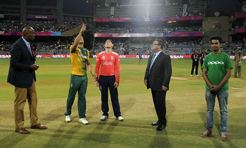 England win toss, opt to field against South Africa