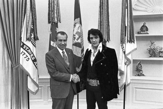 When Elvis met Nixon, and inspired a US comedy movie