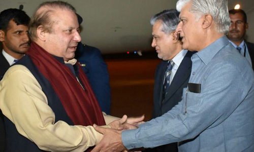 Prime Minister Nawaz Sharif reaches Islamabad