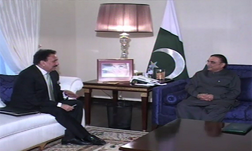 Rehman Malik calls on Asif Zardari in London