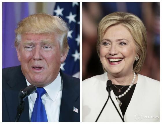 After big New York wins, Trump and Clinton cast themselves as inevitable