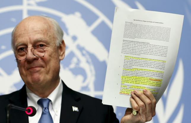 UN Syria envoy delays peace talks to ensure players are serious