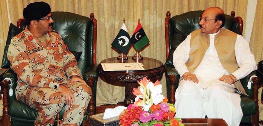 DG Rangers Bilal Akbar calls on Sindh CM, discusses law and order