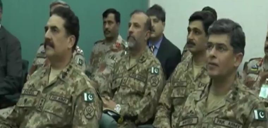 COAS Gen Raheel Sharif visits Karachi Corps Commander Headquarters