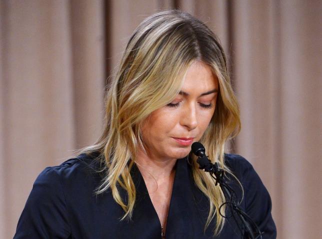 Five-times champion Sharapova appeals against two-year doping ban