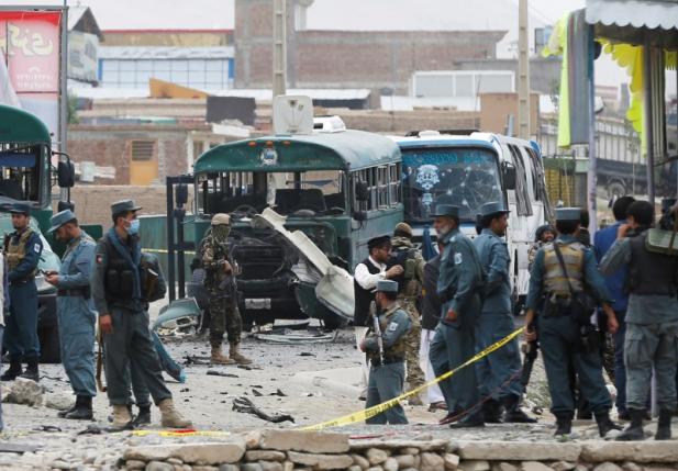 Taliban suicide bombers kill 40 in attack on Afghan police cadets