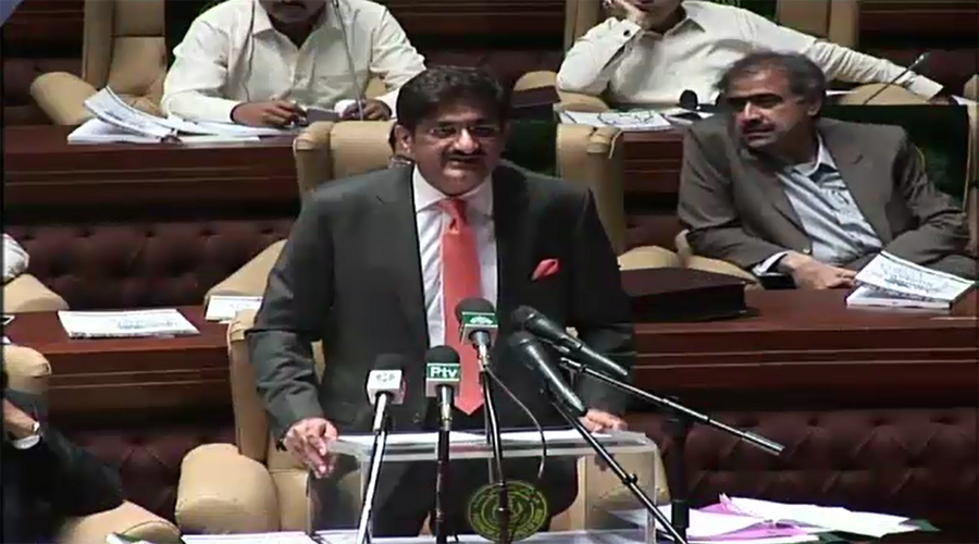 Sindh Finance Minister Murad Ali Shah presents Rs869 billion budget