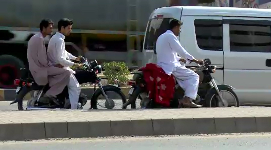 Pillion riding banned in Karachi for two days