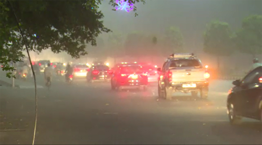 Weather turns pleasant after rain, windstorm in several cities