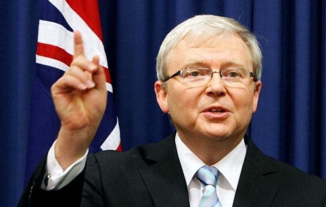 Australian PM says won't back former leader Rudd for top UN job