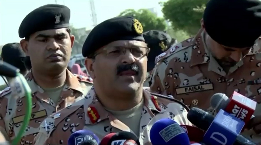 Operation against terrorism going on with held of people: DG Rangers Sindh